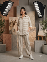 Striped Linen Co-ord Set