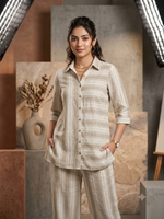 Striped Linen Co-ord Set